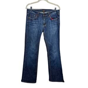 Lofli Vintage Bootcut Denim Jeans Women 30L Blue Y2K Western Cowgirl Cotton USA